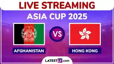 Where to Watch Live Telecast of Afghanistan vs Hong Kong Asia Cup 2025? 