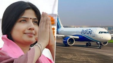 Lucknow: Dimple Yadav Among 151 Passengers on Delhi-Bound IndiGo Flight 6E 2111 That Narrowly Escaped Disaster As Engine Fails During Takeoff