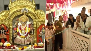 Navratri 2025 Begins With Grandeur As Devotees Throng Temples Across India To Seek Blessings From Goddess Durga (Watch Videos)
