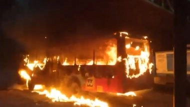Bengaluru Bus Fire: BMTC Driver’s Quick Thinking Saves 75 Passengers As Vehicle Catches Fire, Here’s How (Watch Video)