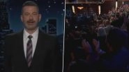 Jimmy Kimmel Gets Standing Ovation As He Returns on Air Days After Short Suspension of His Popular Show, Says He Never Meant To &lsquo;Make Light&rsquo; of Charlie Kirk&rsquo;s Murder (Watch Video)