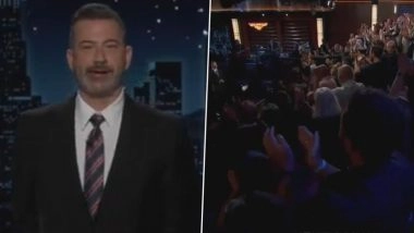 Jimmy Kimmel Gets Standing Ovation As He Returns on Air Days After Short Suspension of His Popular Show, Says He Never Meant To ‘Make Light’ of Charlie Kirk’s Murder (Watch Video)