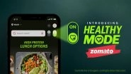 Zomato Healthy Mode: CEO Deepinder Goyal Announces New Feature With Healthy Score for Every Dish