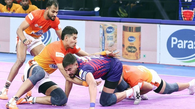 Pro Kabaddi League 2025 Live Streaming Free Online: How to Watch Dabang Delhi vs Jaipur Pink Panthers PKL 12 Match on Mobile and TV Channel Telecast
