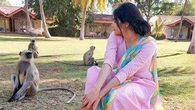 Navratri 2025: Adah Sharma Celebrates Navratri by Feeding Monkeys and Spreading Joy; Shares Heartwarming Instagram Video While Wishing Fans (Watch)