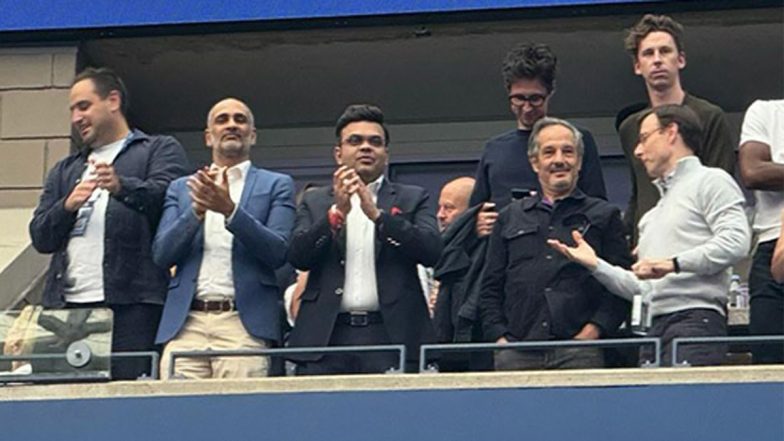 US Open 2025 Final: ICC Chairman Jay Shah and CEO Sanjog Gupta Mark Presence at Flushing Meadows