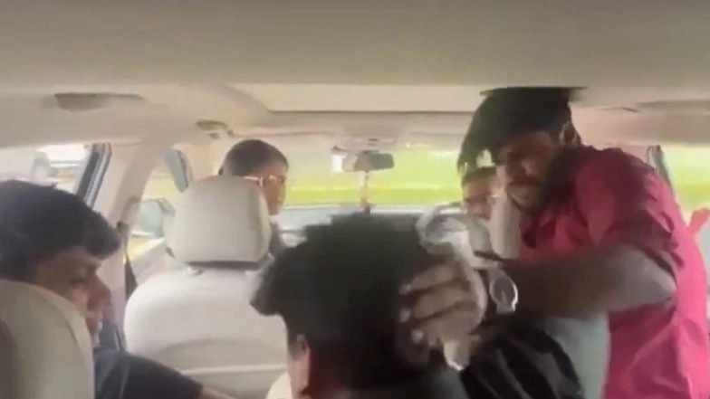 Amity University Viral Video: Law Student Slapped 26 Times By Classmates, Including Woman, Inside Car in Lucknow; FIR Filed Against 6 Students