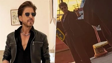 Shah Rukh Khan’s ‘King’ Look Leaked! SRK Dazzles in Black Suit While Shooting Action Sequence for Siddharth Anand’s Upcoming Film (See Pics)