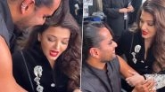 Aishwarya Rai Bachchan Delights Influencer Aditya Madiraju With Special Gift at Paris Fashion Week 2025, Shares Heartwarming Moment (Watch Video)