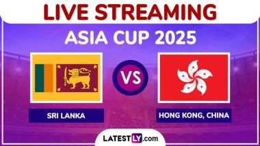 Sri Lanka vs Hong Kong, China, Asia Cup 2025 Free Live Streaming Online: How To Watch SL vs HKC T20I Cricket Match Live Telecast on TV in India?