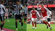 Newcastle United vs Arsenal Premier League 2025&ndash;26 Free Live Streaming Online: How To Watch EPL Match Live Telecast on TV & Football Score Updates in IST?