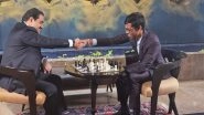 Rameshbabu Praggnanandhaa Plays Game of Chess With Adani Group Chairperson Gautam Adani (See Post)