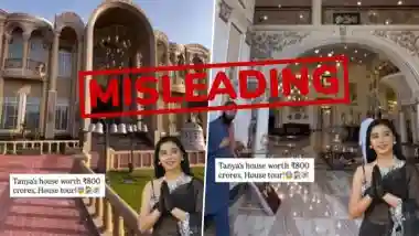 Tanya Mittal House Video Video Fakta Pemeriksaan: Klip mengklaim untuk menunjukkan rumah Bigg Boss 19 Kontestan yang mewah di Gwalior sebenarnya dari Islamabad Pakistan