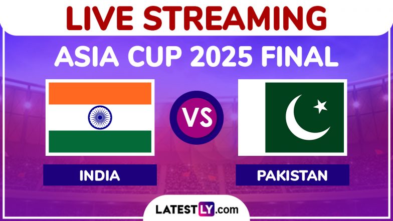 India vs Pakistan Free Live Streaming Online, Asia Cup 2025 Final: How To Watch IND vs PAK T20I Cricket Match Live Telecast on TV in India?