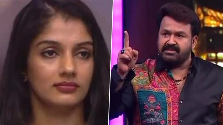 ‘Bigg Boss Malayalam 7′: Mohanlal Blasts Lakshmi As He Takes Powerful Stand Against Homophobia, Asks Her To Leave the Show if She Cant Accept It (Watch Video)