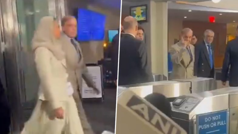 Pakistan PM Shehbaz Sharif Confronted by ANI Over Cross-Border Terrorism Ahead of UN Speech, Watch His Reaction