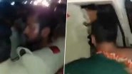 Indore: Man Identifying as &lsquo;Rahul&rsquo; Caught in Garba Pandal, Real Name Found to be Mohammad Hamid Raza; Detained by Police After Bajrang Dal Intervention (Watch Video)