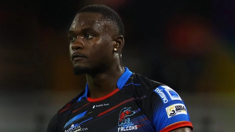 Antigua and Barbuda Falcons Beat Guyana Amazon Warriors by Four Wickets in CPL 2025; Jayden Seales and Amir Jangoo Shine Bright As ABF Qualify For Playoffs