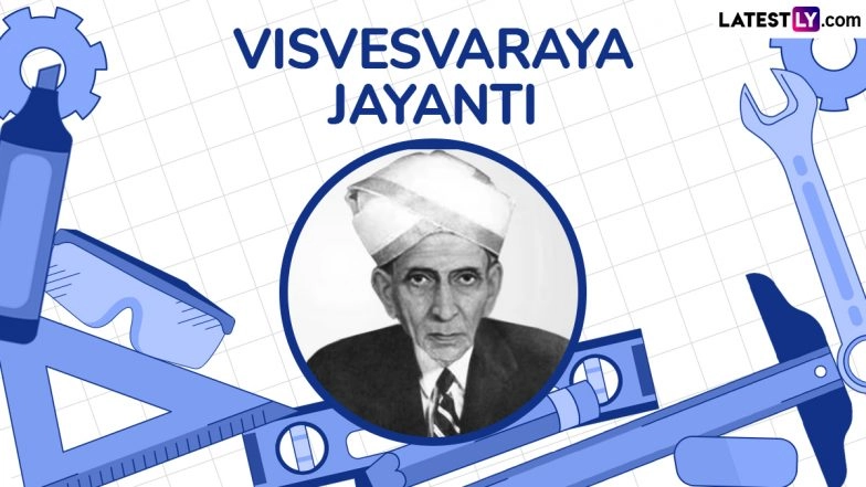 Visvesvaraya Jayanti 2025 Images for Engineer’s Day in India: Celebrate Sir Mokshagundam Visvesvaraya Birth Anniversary With Quotes and WhatsApp Messages