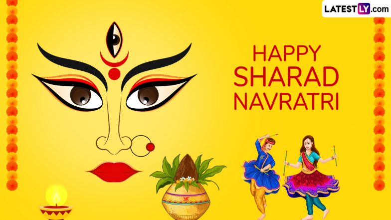 Happy Navratri 2025 WhatsApp Status and Greetings for Free Download Online: Share Sharad Navratri Images and Wallpapers and Celebrate the Auspicious Occasion