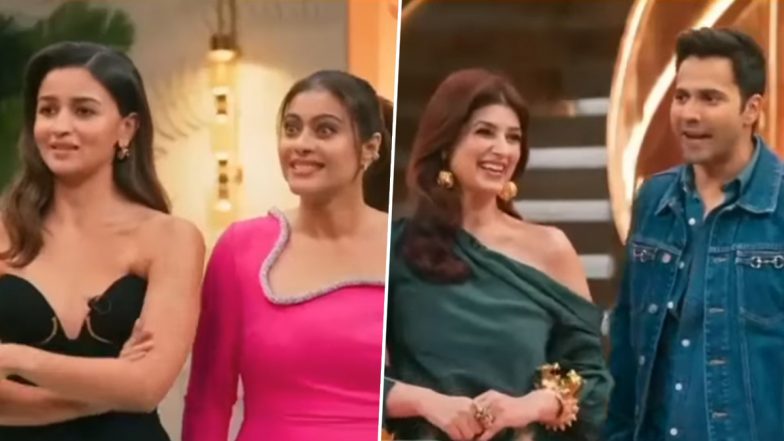 &lsquo;Two Much With Kajol and Twinkle&rsquo; Episode 2: Alia Bhatt and Varun Dhawan To Reunite on Chat Show After 6 Years, Sneak Peek Revealed