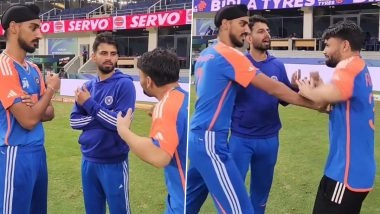 Arshdeep Singh, Rinku Singh and Jitesh Sharma Recreate ‘10 Wala Biscuit Kitna Ka Hai Ji’ Meme After Team India’s Super Over Victory in IND vs SL Asia Cup 2025 Super 4 Clash (Watch Video)