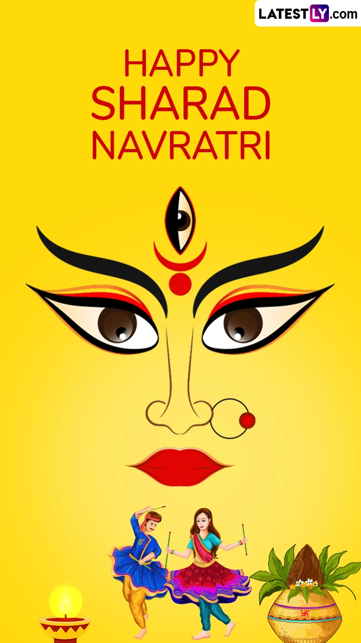 Navratri 2025 Wishes and Messages: Share Joyful Greetings and Festive Quotes of Maa Durga