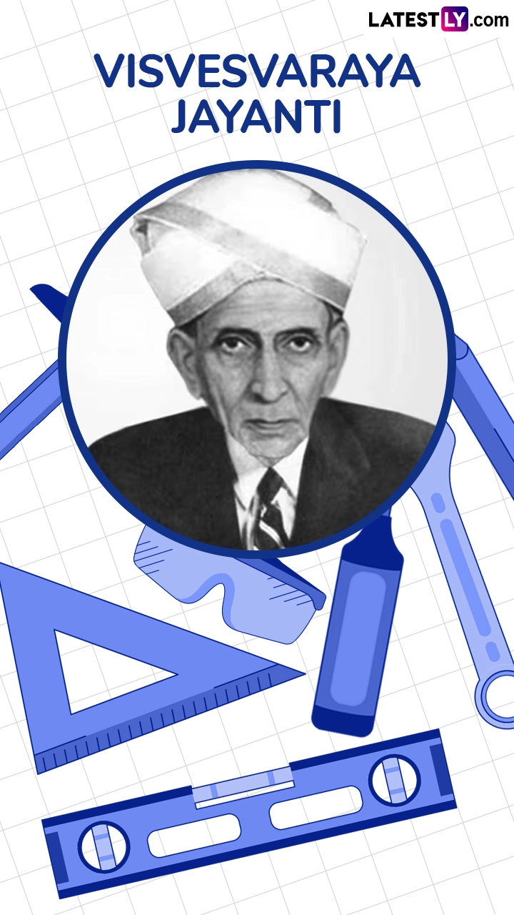 Visvesvaraya Jayanti 2025 Wishes: Engineer’s Day Quotes and HD Pictures