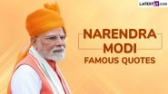 Narendra Modi 75th Birthday Special: Notable Quotes by Prime Minister of India on Governance, Casteism, Constitution and More