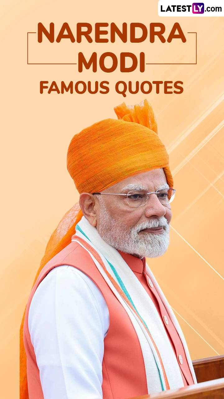 Best Narendra Modi Quotes on Leadership, Nation and Life as Indian PM Turns 75
