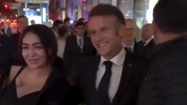 ‘Waiting in Street Because Everything Is Blocked for You’: Emmanuel Macron Jokes With Donald Trump After His Convoy Gets Stopped by US Police in New York During US President’s Motorcade After UNGA (Watch Video)