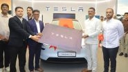 Tesla Model Y: First Delivery in India Goes to Maharashtra Transport Minister Pratap Sarnaik