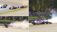 India&rsquo;s Kush Maini Spins Out After Alex Dunne Forces DAMS Driver Off Track During F2 Italian Grand Prix Sprint Race 2025 (Watch Video)