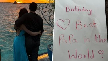 ‘Best Papa in the World’: Raha Gifts Handmade Birthday Card to Dad Ranbir Kapoor As Actor Turns 43 (See Post)