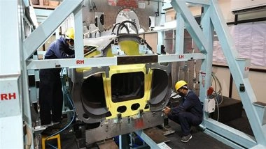 LCA Mk1A Development: 2nd Centre Fuselage for LCA Tejas Mk1A Handed Over to HAL