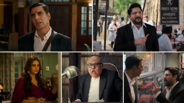 ‘Jolly LLB 3’ Trailer: Akshay Kumar and Arshad Warsi’s Greedy Lawyers Lock Horns in Adaalat in Subhash Kapoor’s Satirical Courtroom Drama (Watch Video)