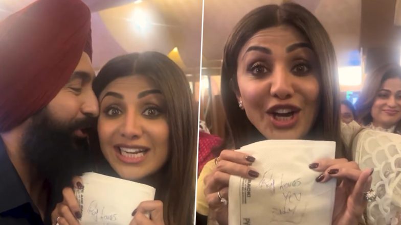 &lsquo;Mehar&rsquo; Hit Screens: Shilpa Shetty Calls Raj Kundra Her &lsquo;Forever Hero&rsquo; As She Gets First Autograph After His Film Release-WATCH