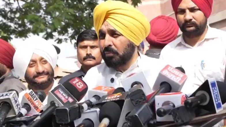 Rajvir Jawanda Health Update: Punjab CM Bhagwant Mann Visits Singer at Fortis Hospital in Mohali, Says &lsquo;His Condition Better Than Yesterday; Still Unconscious&rsquo; (See Pics and Video)