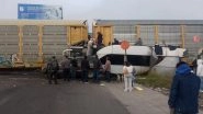 Mexico: 8 Dead, 45 Injured After Speeding Train Hits Double-Decker Passenger Bus in Atlacomulco; Shocking Collision Video Surfaces