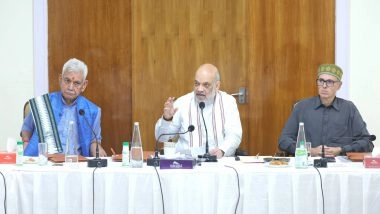 Jammu Floods: Amit Shah Visits Flood-Affected Areas in Region, Says ‘Modi Government Will Continue to Provide Financial Support to Flood Victims’