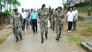 India News | J-K: DG BSF Daljit Singh Chawdhary Visits Flood-affected Areas of Samba