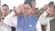 India News | Uttarakhand CM Dhami Participates in State Agitators' Tribute Program, Martyred During Khatima Firing Incident
