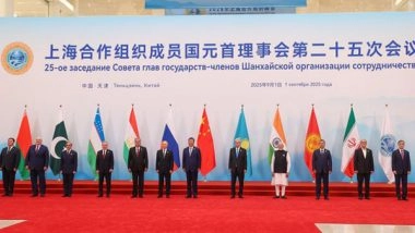 World News | At Tianjing Summit, India Other SCO Member Countries Commit to Collaborate on AI