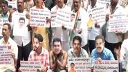 India News | Congress Workers Protest Against BJP, JDS in Bengaluru over Dharmasthala Issue
