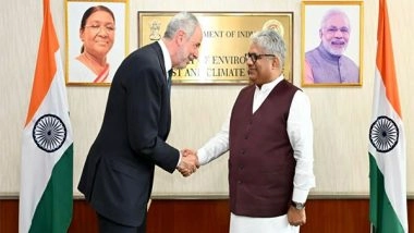 World News | MP Bhupender Yadav Holds Talks with COP30 President Designate Ambassador on Climate Change