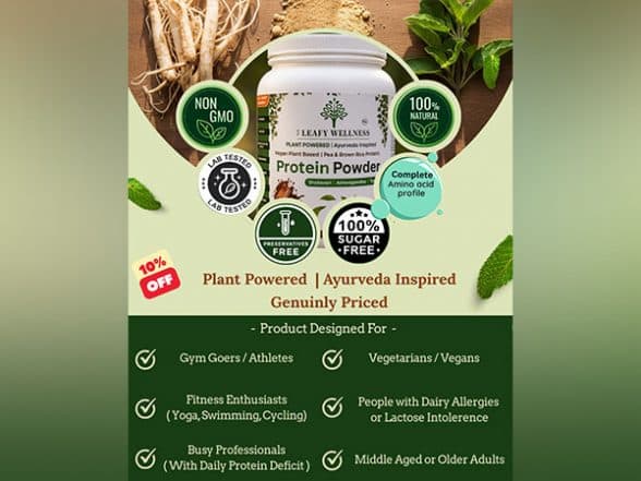Business News | The Leafy Wellness™ Launches Affordable, High-Quality Plant Protein with Ayurvedic Blend