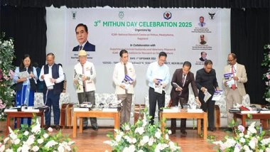 India News | Mizoram CM Lalduhoma Inaugurates 3rd Mithun Day, Stresses Role of Livestock in Rural Economy; Attends Thenzawl Peace City Celebration