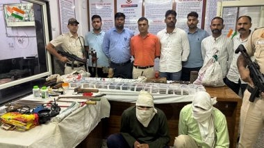 India News | Delhi Police Busts Illegal Arms Factory with Stockpile of Weapons; 3 Held