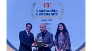 Business News | Rajesh Sharma, IFS & State Project Director (Samagra Shiksha), Honoured with ET Leadership Excellence Award for Education Reforms