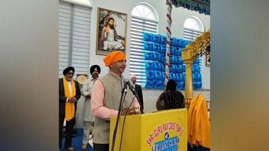 World News | Indian Envoy to Canada Attends Nagar Kirtan Celebrating 421st Parkash Purab of Guru Granth Sahib in Montreal